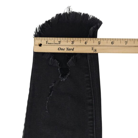 KanCan Distressed Ripped Ankle Skinny Jeans Womens 9 High Rise Denim KC8395BK - Picture 6 of 15